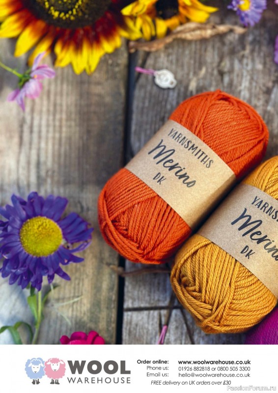 Вязаные проекты спицами в журнале «The Knitter №209 2024»