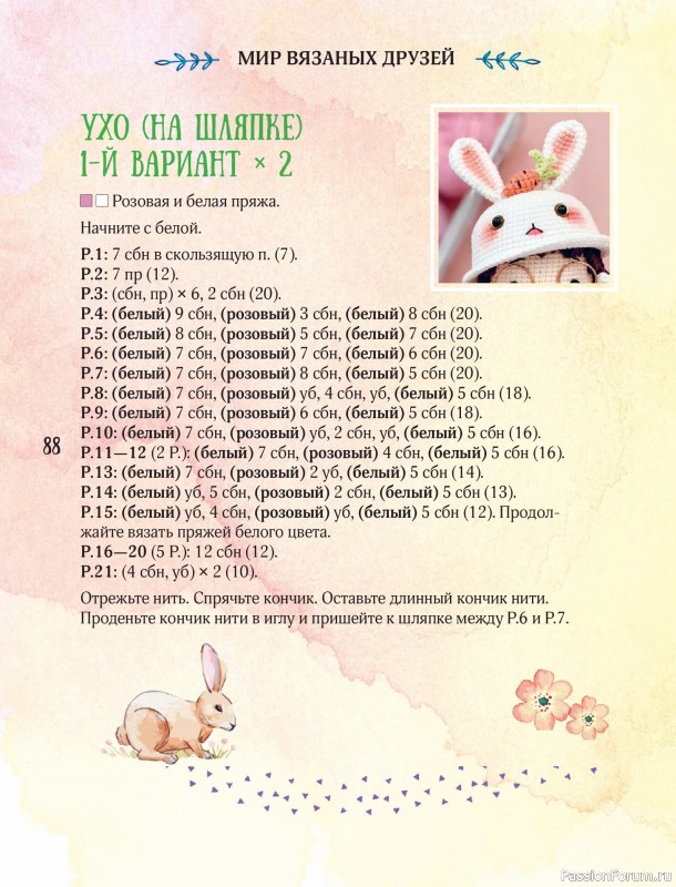 Вязаные проекты в книге «Мир вязаных друзей». Продолжение