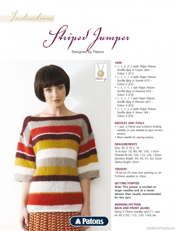 Вязаные модели спицами в журнале «Australian Knitting Vol.17 №1 2025»
