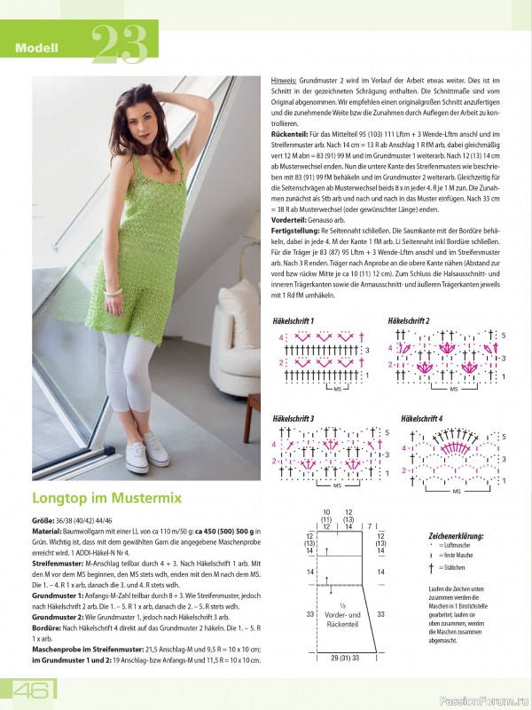 Вязаные модели в журнале «Meine Häkelmode Sonderheft MH069 2025»