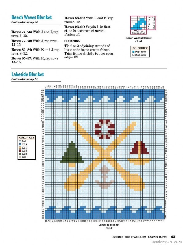 Вязаные проекты крючком в журнале «Crochet World Vol.45 №3 2022»