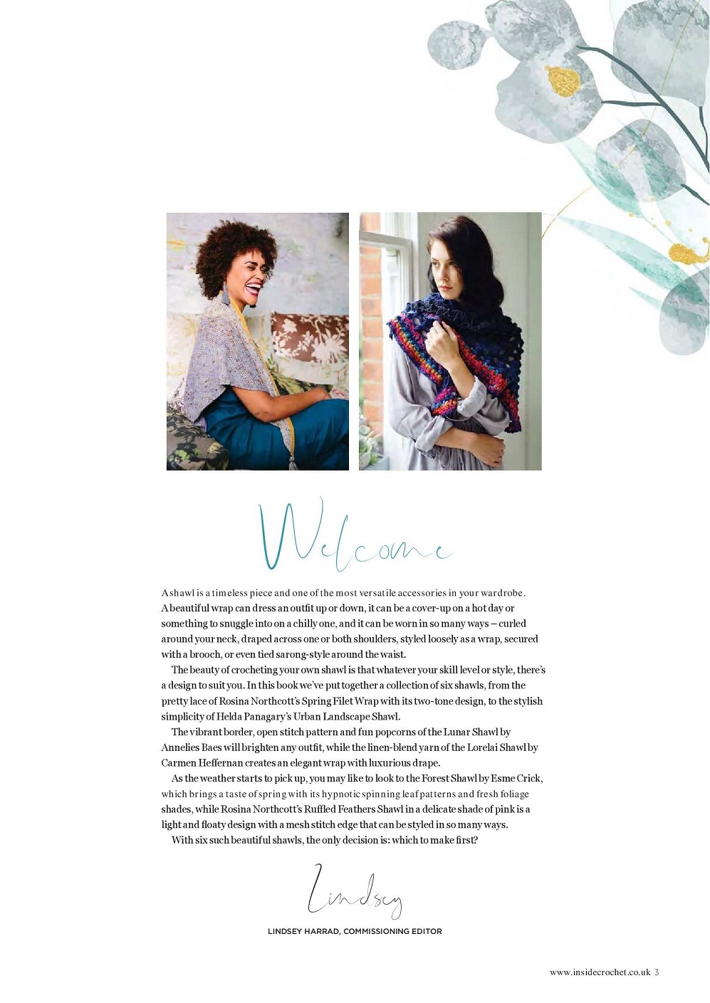 Вязаные модели одежды в журнале "Inside Crochet №144 2022"
