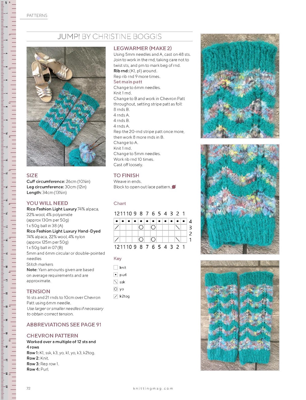 Модные и современные вязаные изделия и узоры в журнале &quot;Knitting&quot; №224 2021
