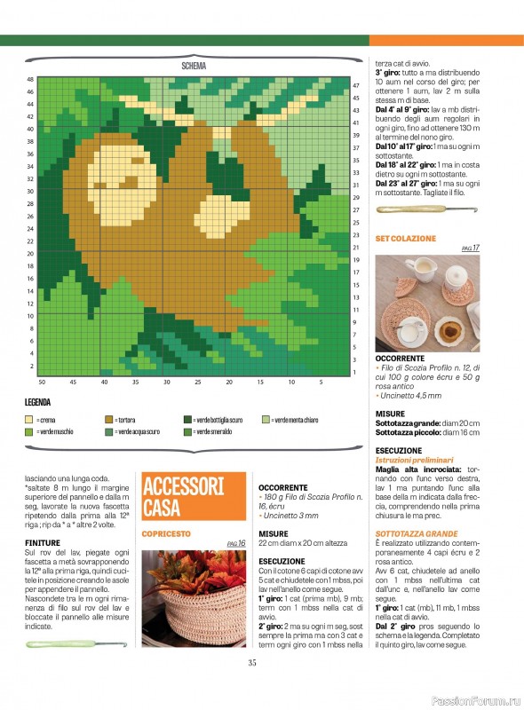 Вязаные проекты крючком в журнале «L'uncinetto di Gio №47 2025»