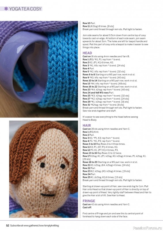 Вязаные проекты крючком в журнале «Simply Knitting №250 2024»