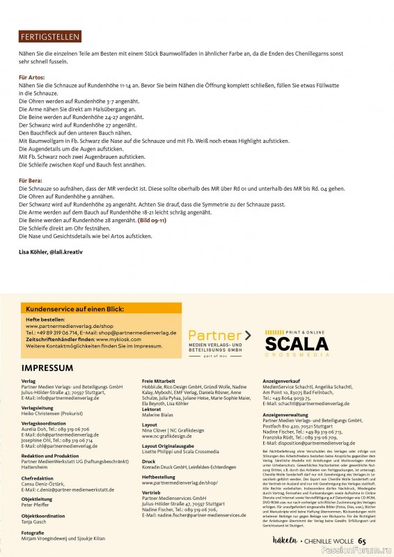 Вязаные проекты в журнале «Häkeln Das MaschenMagazin Spezial №1 2025»