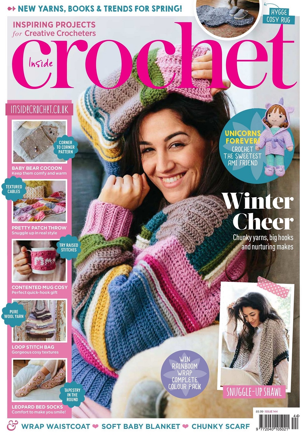 Вязаные модели одежды в журнале "Inside Crochet №144 2022"
