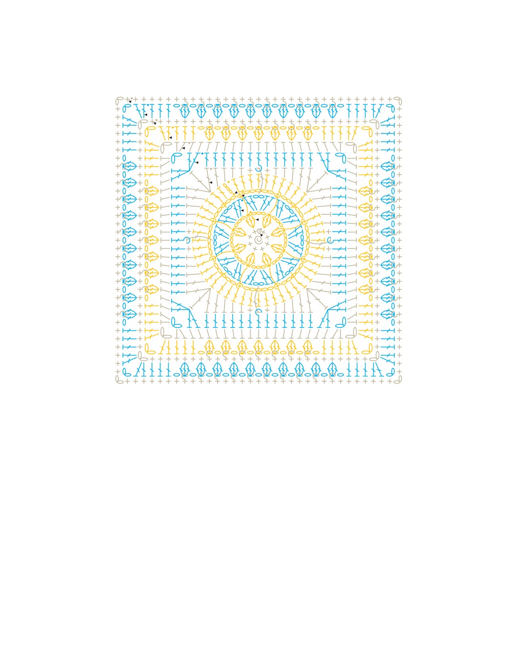 Коллекция проектов крючком в книге &laquo;100 Crochet Tiles&raquo;