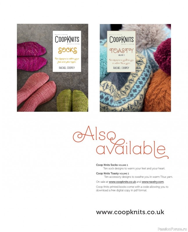 Коллекция моделей носков в книге «Coop Knits Socks: Volume 2»