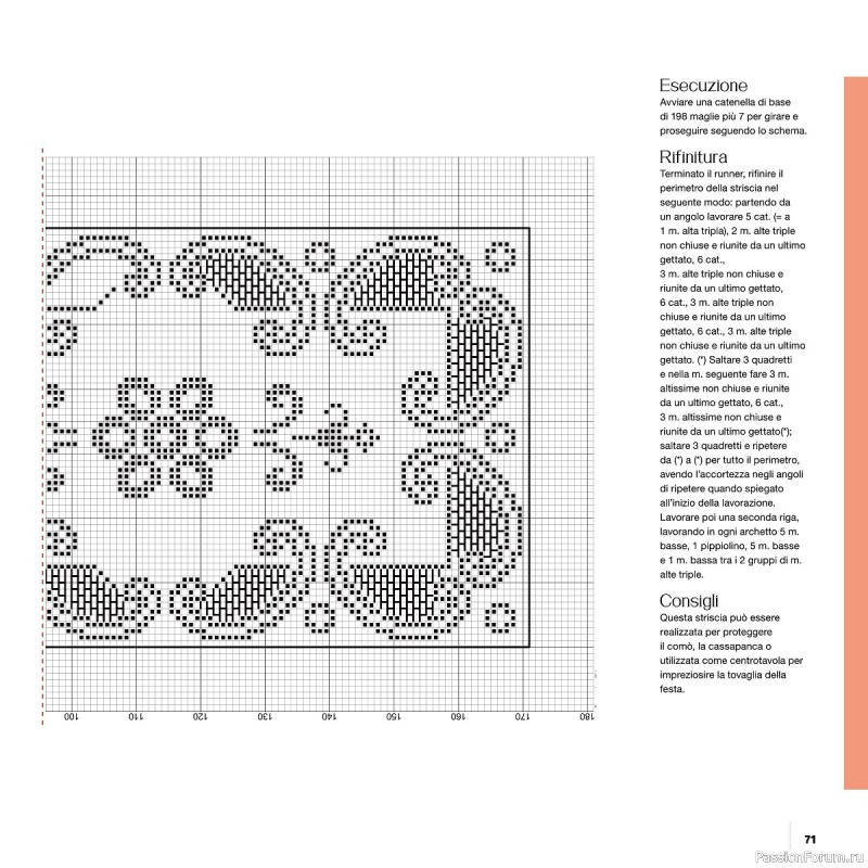 Вязаные проекты крючком в журнале «Uncinetto Manuale Filet №7 2022»