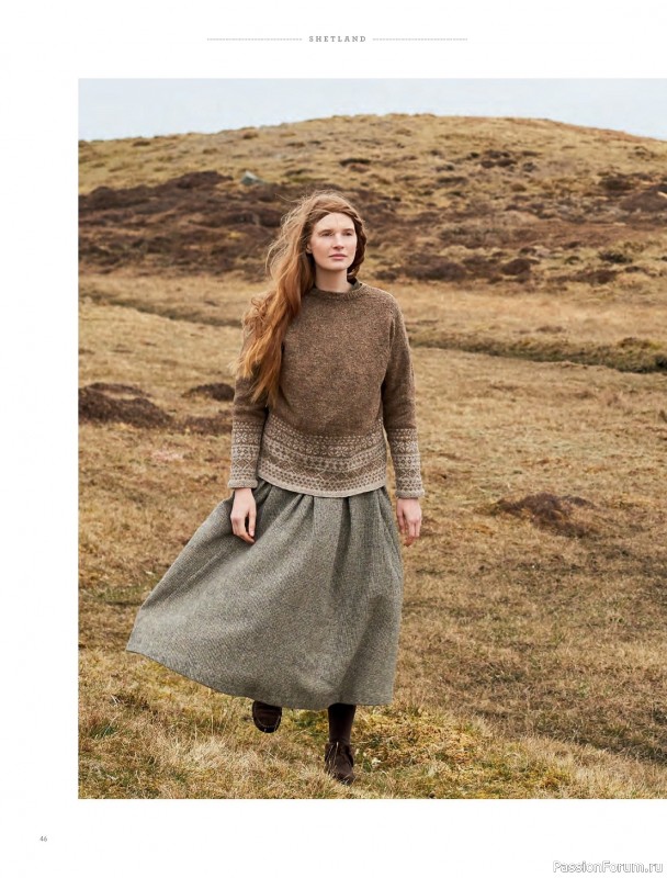 Вязаные проекты в книге «Shetland»