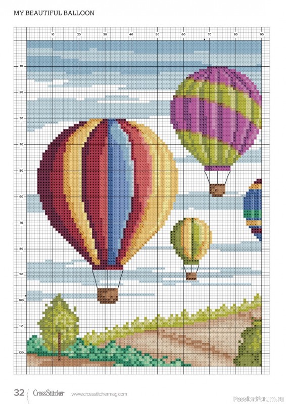 Коллекция вышивки в журнале «CrossStitcher №398 2023»