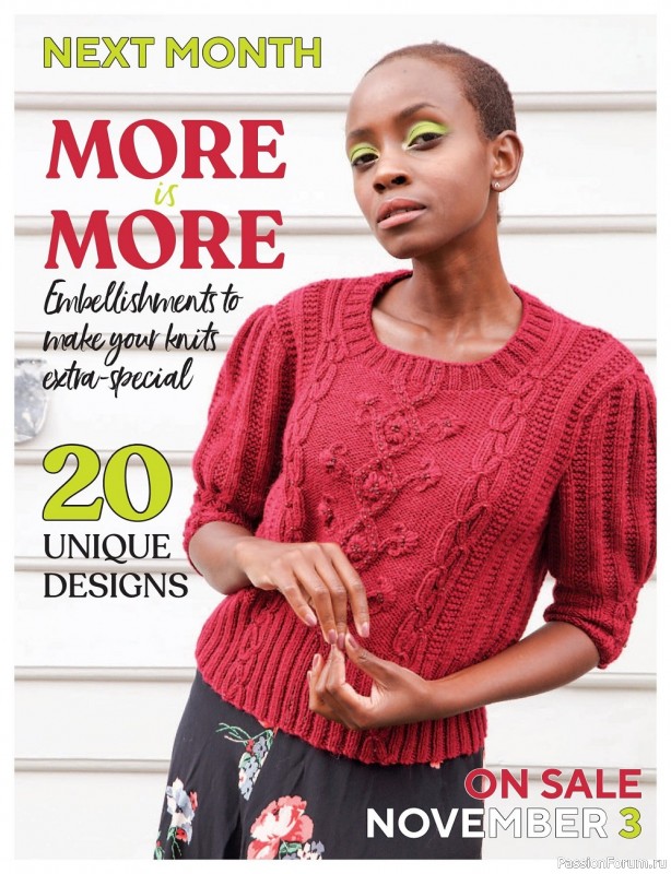 Вязаные модели спицами в журнале «Knitting Magazine №236 2022»