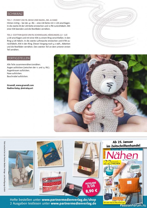 Вязаные проекты в журнале «Häkeln Das MaschenMagazin Spezial №1 2025»