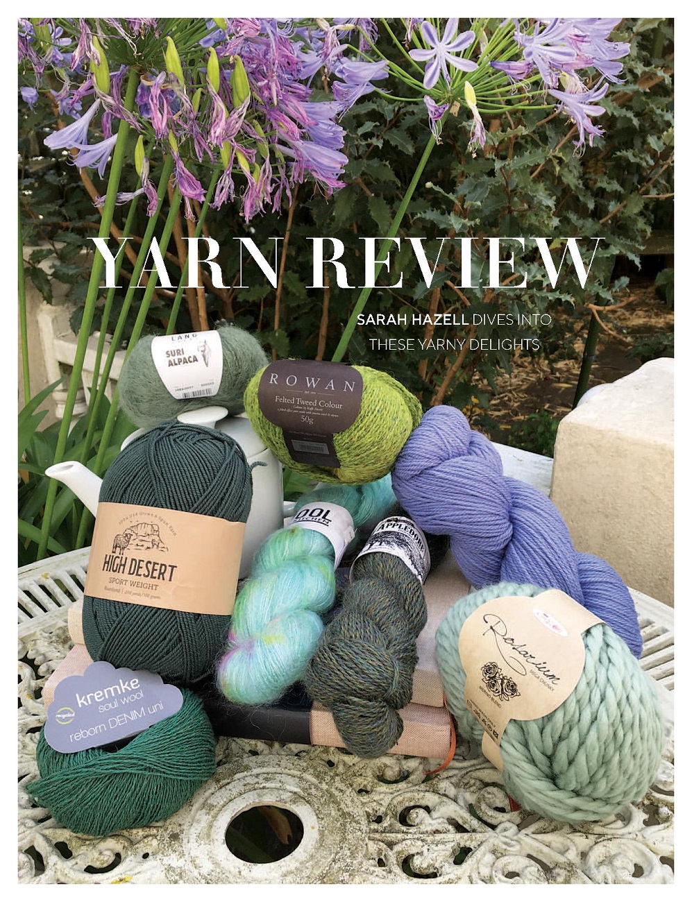 Модные и современные вязаные изделия и узоры в журнале &quot;Knitting&quot; №224 2021