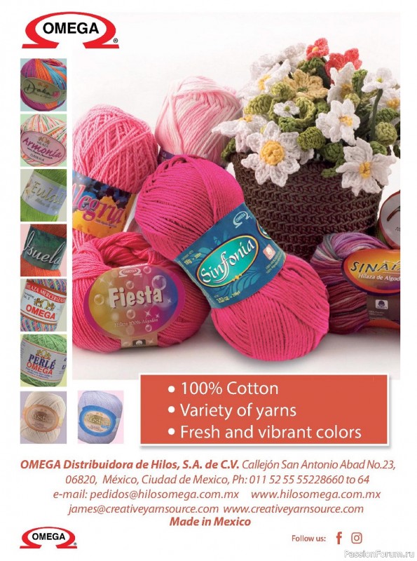 Вязаные проекты крючком в журнале «Crochet World - April 2023»