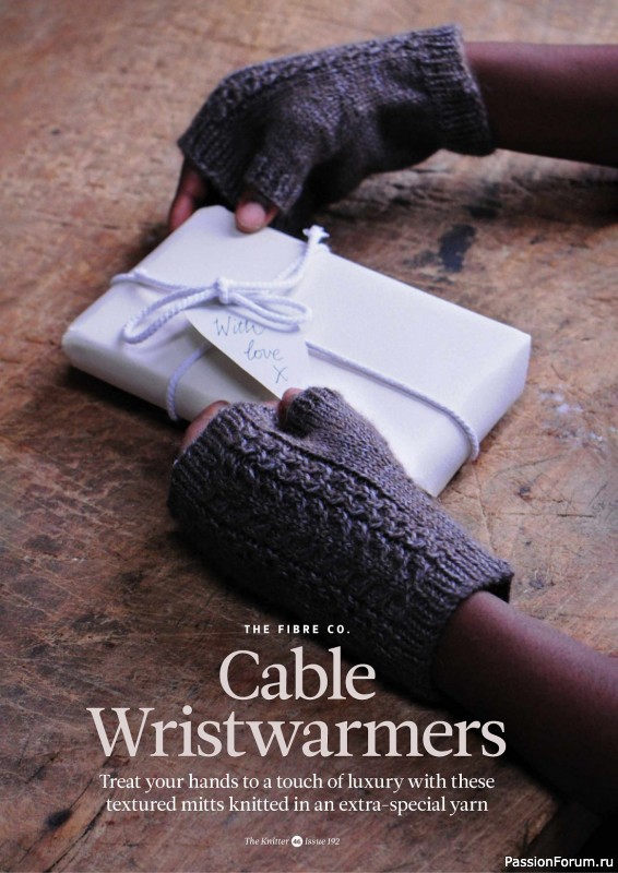 Вязаные проекты спицами в журнале «The Knitter №192 2023»