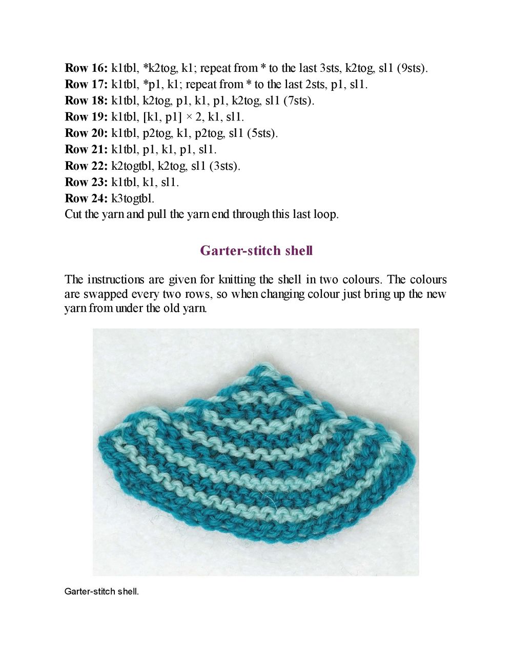 Patchwork Knitting