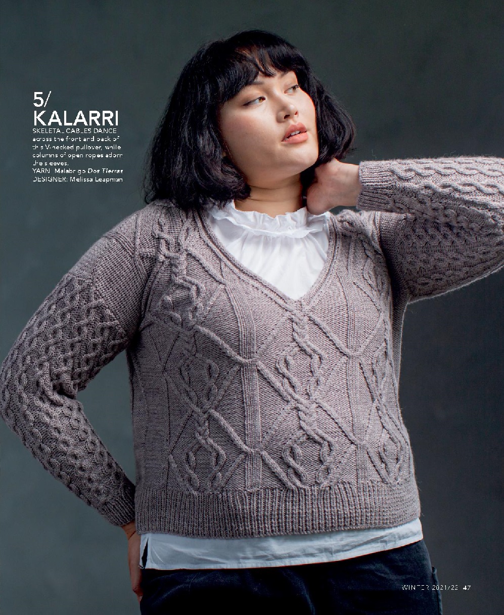 Журнал "Vogue Knitting Winter" 2021/2022. Коллекция трикотажной одежды