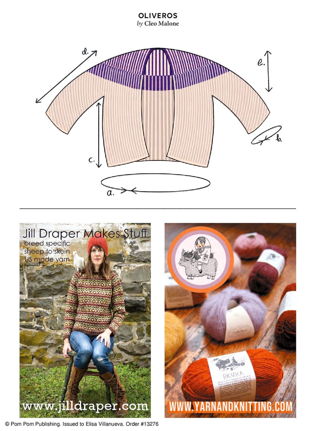 Вязаные моделей одежды для женщин в журнале &quot;PomPom Quarterly №39 2021&quot;