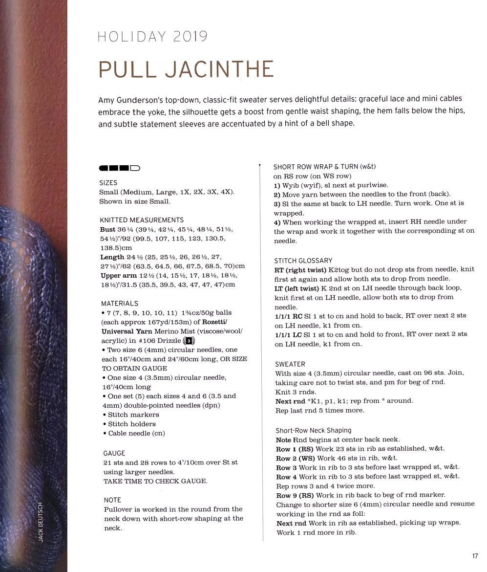 40 проектов вязания в журнале &quot;Vogue Knitting Lace&quot;: 40 Bold &amp; Delicate Knits 2021