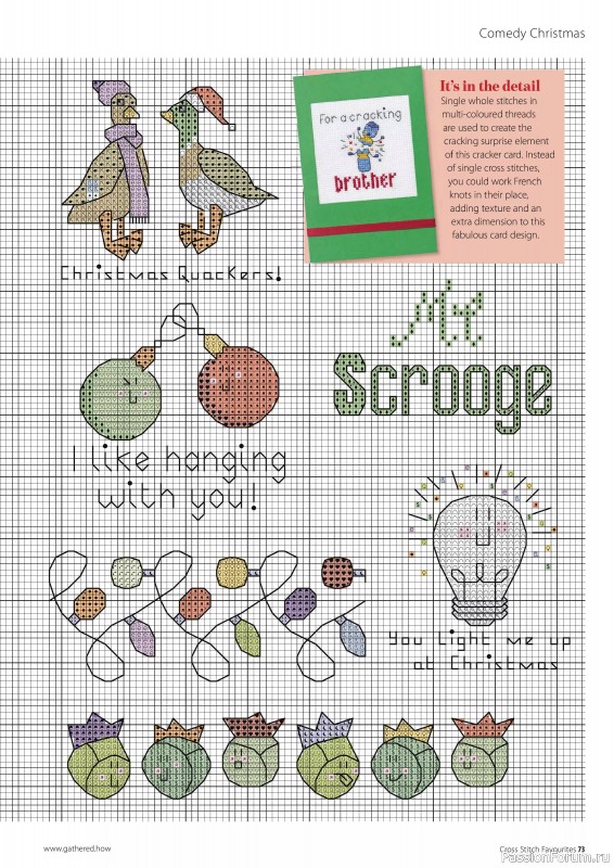 Коллекция вышивки в журнале «Cross Stitch Favourites - Christmas 2024»