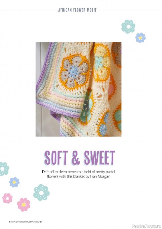 Вязаные модели крючком в журнале «Simply Crochet №124 2022»