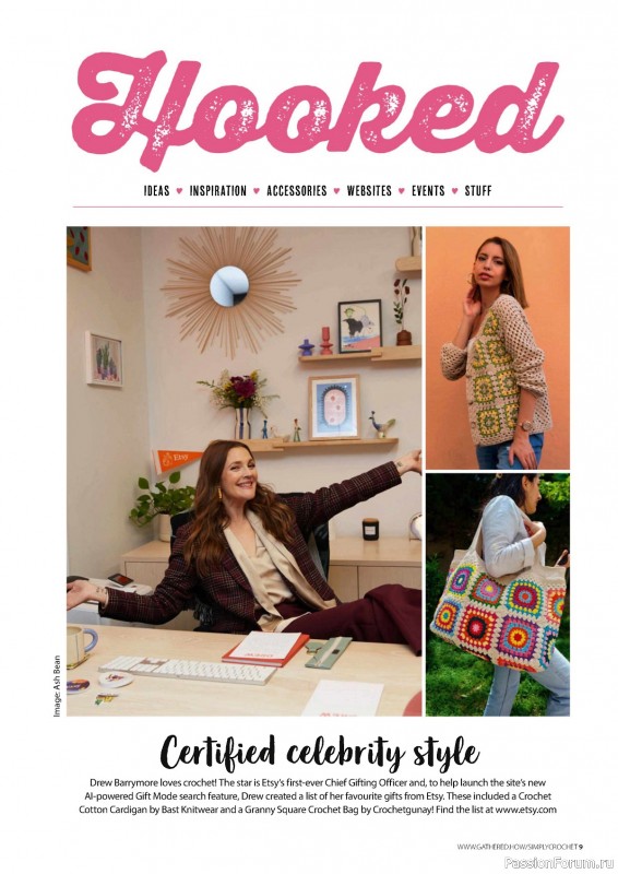 Вязаные проекты крючком в журнале «Simply Crochet №148 2024»