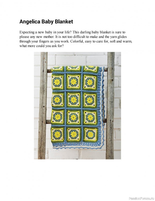 Вязаные проекты в книге «Granny Square Crochet for Beginners». Продолжение