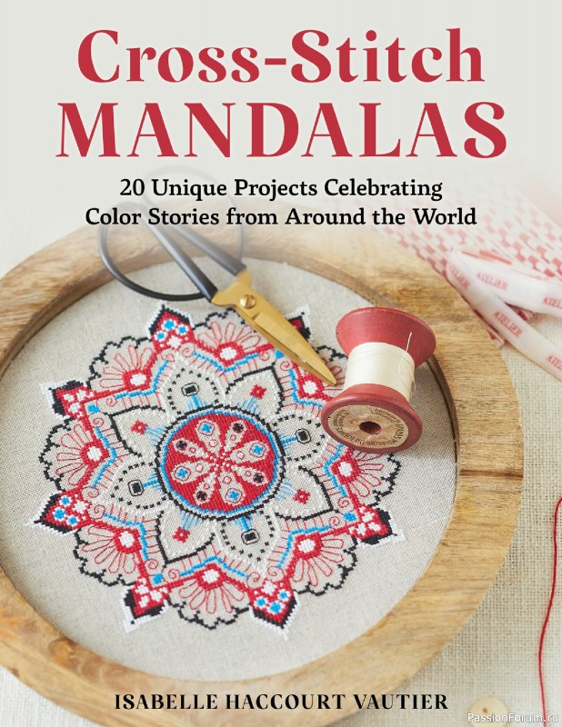 Коллекция вышивки в книге «Cross-Stitch Mandalas»