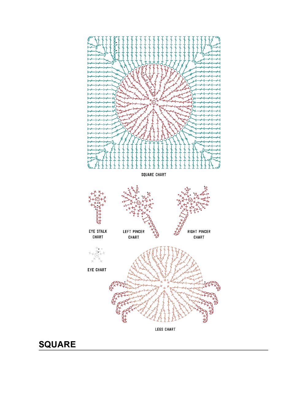 Коллекция "бабушкиных квадратов" в книге «3D Animal Granny Squares»