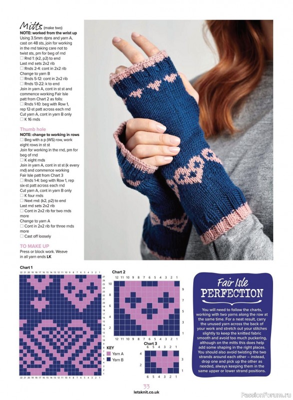 Вязаные модели спицами в журнале «Let's Knit №187 2022»