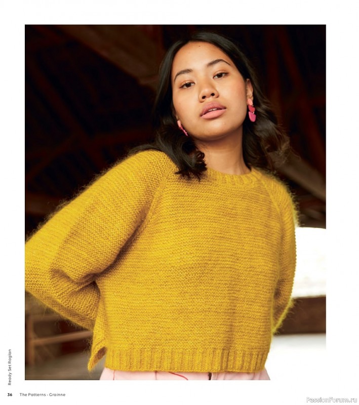 Вязаные модели спицами в журнале «Ready Set Raglan»