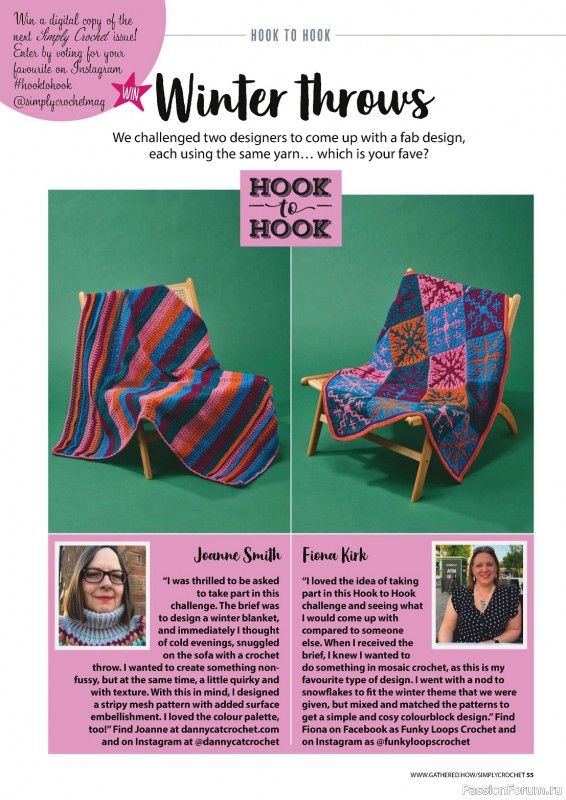 Вязаные проекты крючком в журнале «Simply Crochet №144 2023»