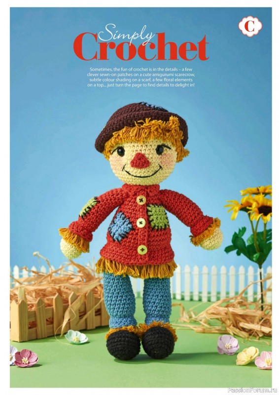 Вязаные проекты крючком в журнале «Simply Crochet №148 2024»