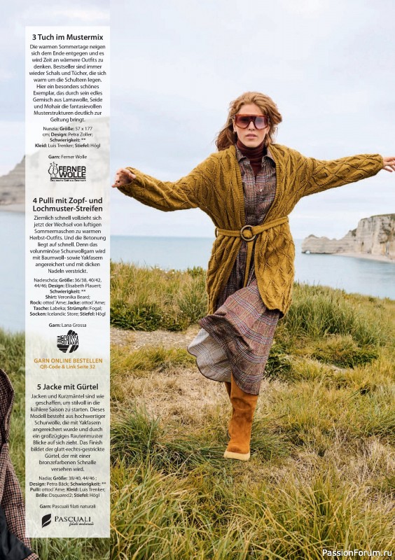 Вязаные модели в журнале «Verena Stricktrends №3 2024»