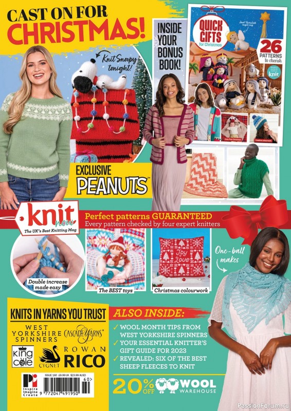 Вязаные проекты в журнале «Knit Now №160 2023»