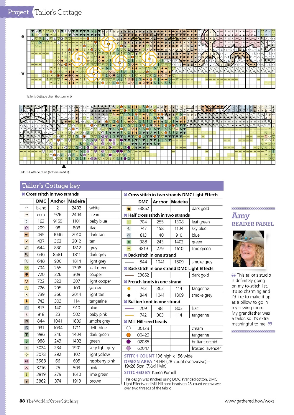 Журнал "The World of Cross Stitching №316 2022"