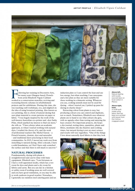 Коллекция проектов для рукодельниц в журнале «Todays Quilter №129 2025»