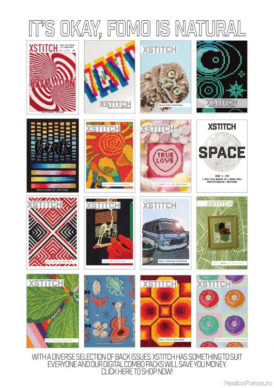 Коллекция вышивки в журнале «XStitch Magazine №22 2022»