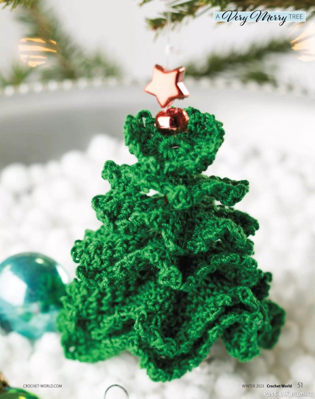 Вязаные проекты крючком в журнале «Crochet World - Winter 2023»