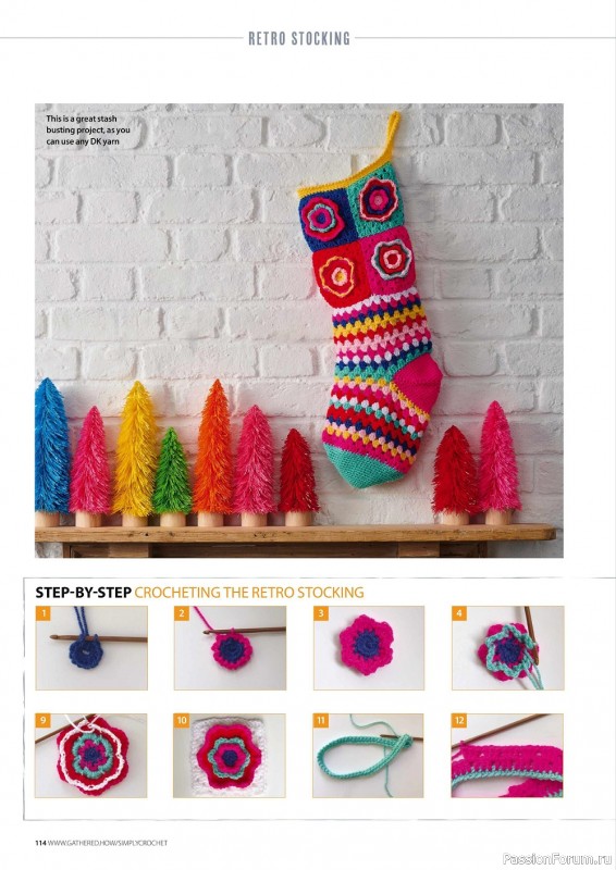 Вязаные проекты крючком в журнале «Your Crochet Christmas - 2022»