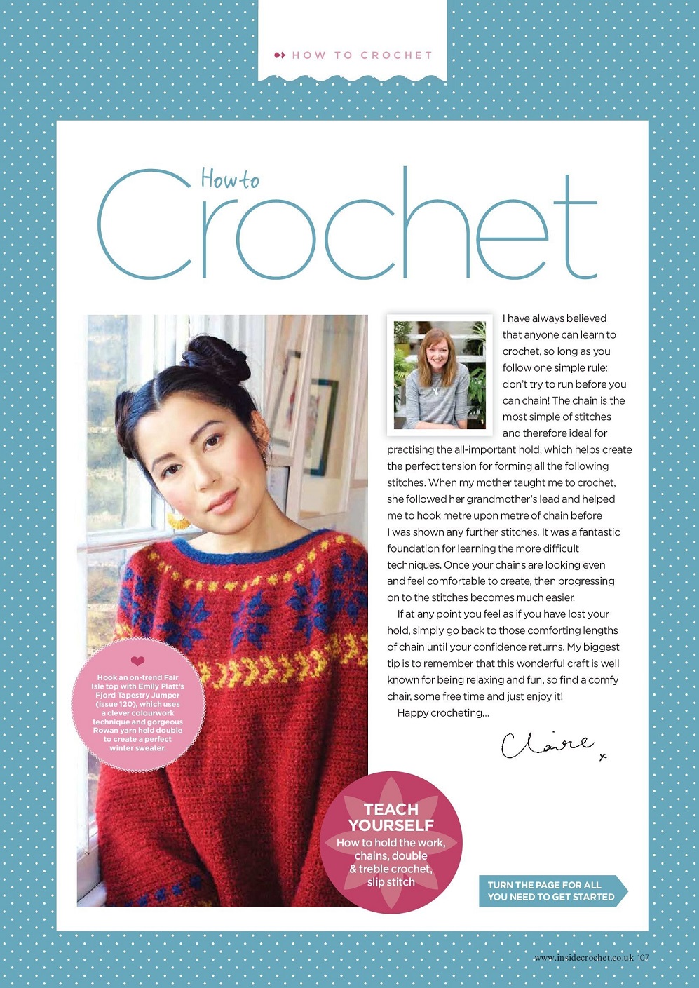 Вязаные модели одежды в журнале "Inside Crochet №144 2022"