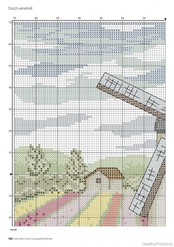 Коллекция вышивки в журнале «Cross Stitch Gold - Scenery Collection 2022»