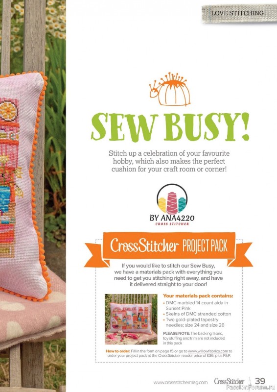 Коллекция вышивки в журнале «CrossStitcher №400 2023»
