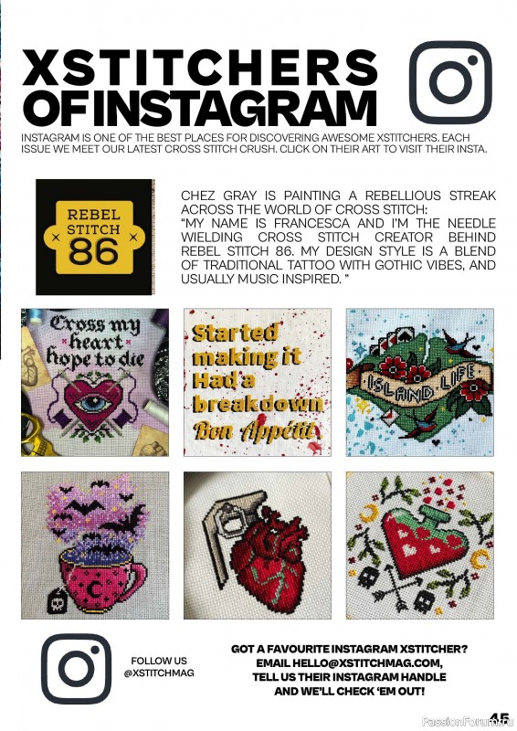 Коллекция вышивки в журнале «XStitch Magazine №30 2024»