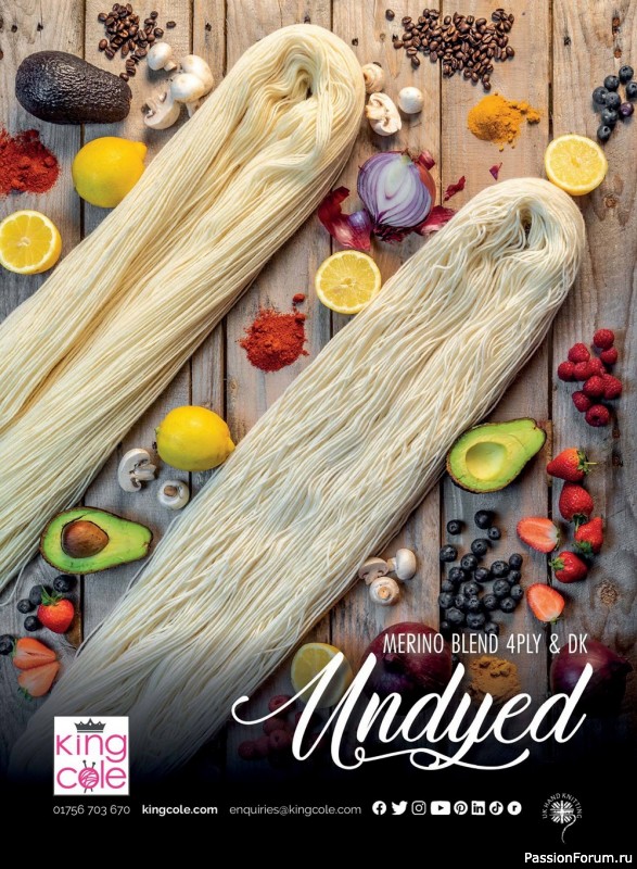 Вязаные модели спицами в журнале «Let's Knit №185 2022»