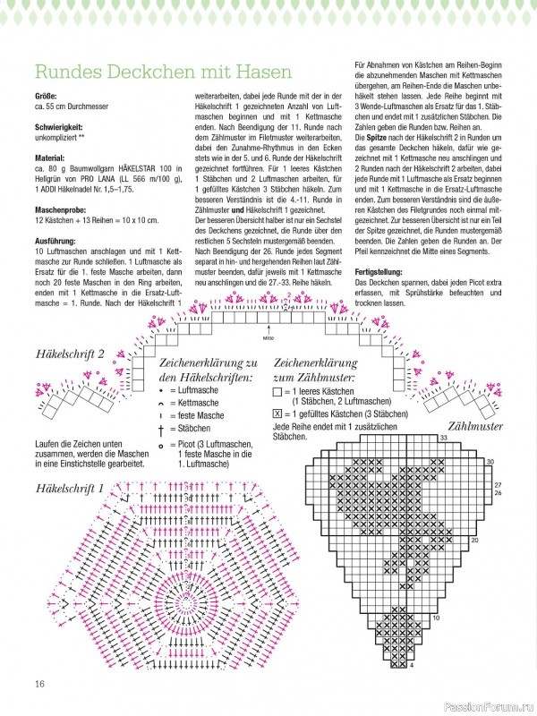 Вязаные проекты крючком в журнале «Dekoratives Hakeln №176 2024»