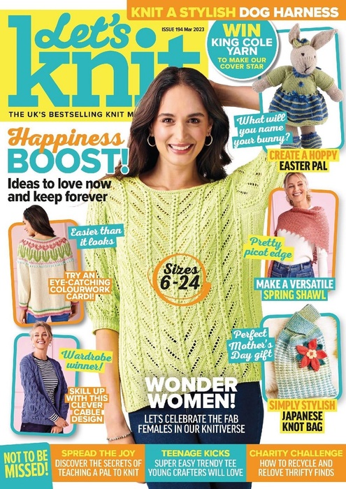 Вязаные проекты в журнале &laquo;Let&#039;s Knit №194 2023&raquo;