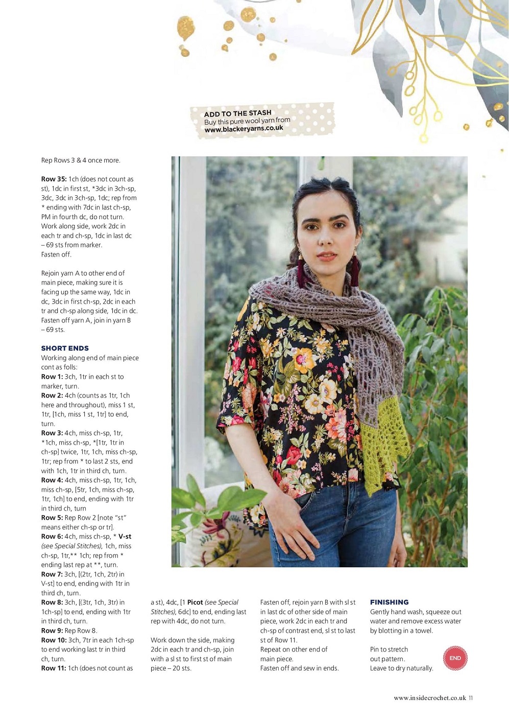 Вязаные модели одежды в журнале "Inside Crochet №144 2022"